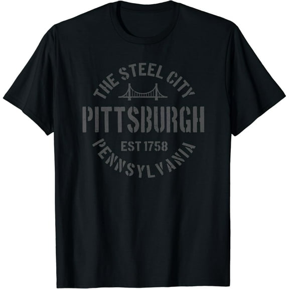 Retro Pittsburgh Pennsylvania 1758 Yinz Boys Girls Souvenir T-Shirt