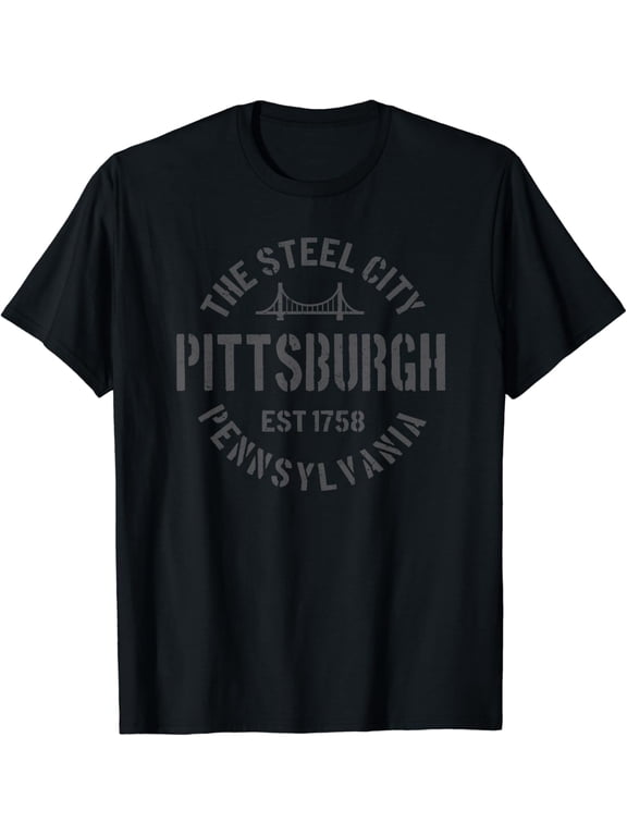 Retro Pittsburgh Pennsylvania 1758 Yinz Boys Girls Souvenir T-Shirt
