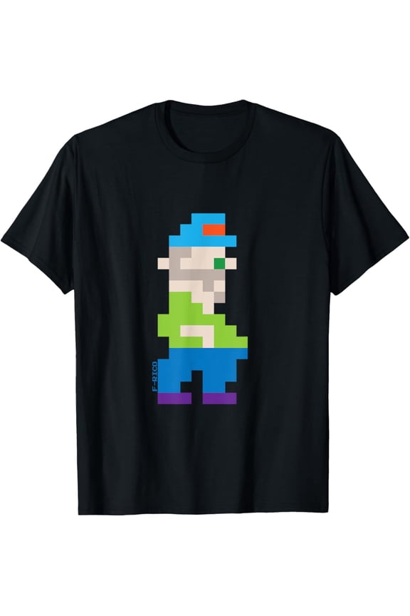 Retro Pixel Art Character 8-Bit #2 By F-Rico T-Shirt