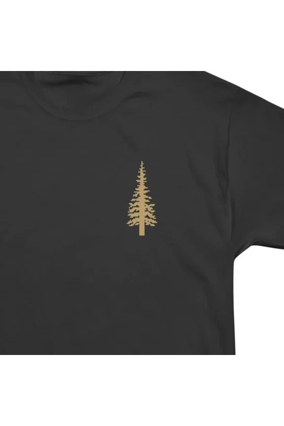Retro Pixel Tree Golden Version T-Shirt Tee Gift For Him Merch For Her Apparel For Friend