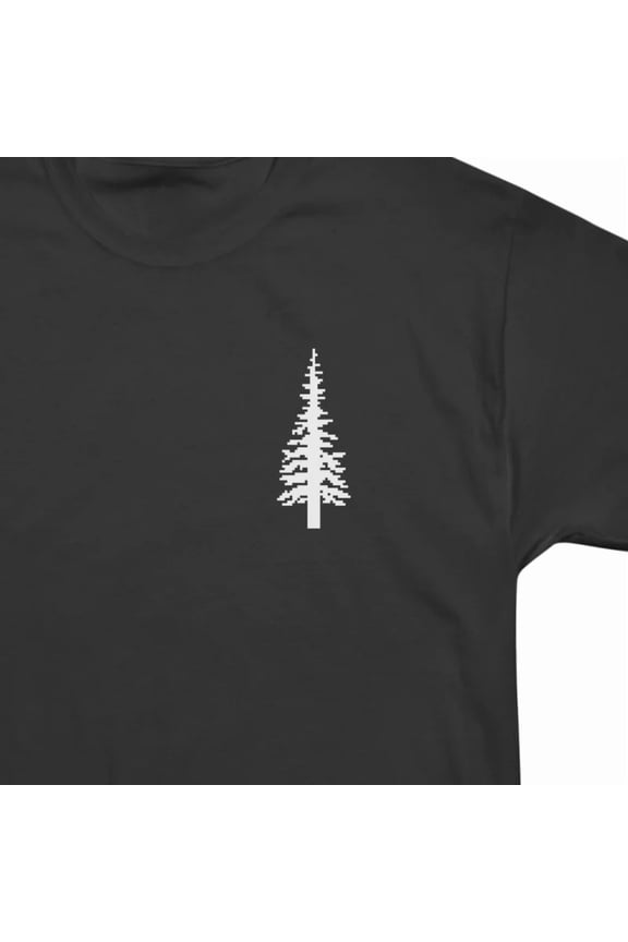 Retro Pixel Tree White Version T-Shirt Tee Gift For Him Merch For Her Apparel For Friend