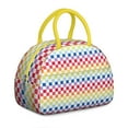 thumbnail image 1 of Retro Plaid Lunch Bag Women – Checkered and Striped Fusion Design, Leakproof & Stylish Tote for Office, Travel, or Everyday Carry, 1 of 6