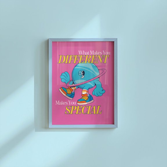 Retro Planet Classroom Wall Art Poster