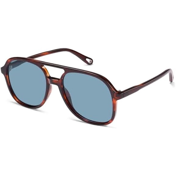 Retro Polarized Aviator Sunglasses Womens Mens Classic 70s 80s Vintage Trendy Square Aviators