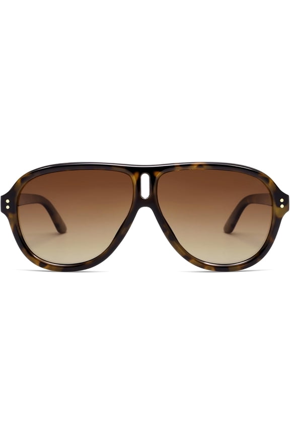 Retro  Polarized Aviator Sunglasses for Women Men, 70s 80s Trendy UV400 Shades SJ2666