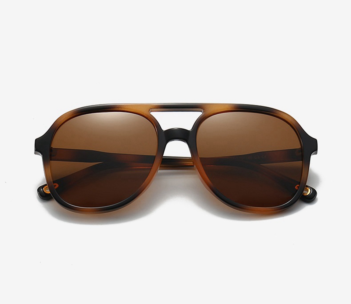 Retro Polarized Aviator Sunglasses for Women Men Classic 70s  display picture 1