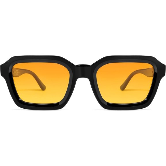 Retro Polarized Square Sunglasses Womens Mens  70s 80s 90s Hexagon Shades SJ2377