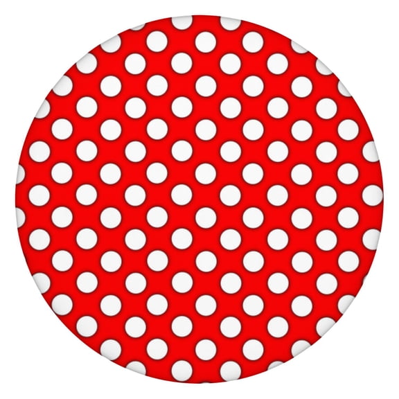 Retro Polka Dot Tablecloth Featuring Colorful Dots, Vintage Dot Pattern, Minimalist Geometric Dots Texture for Dining Room or Party
