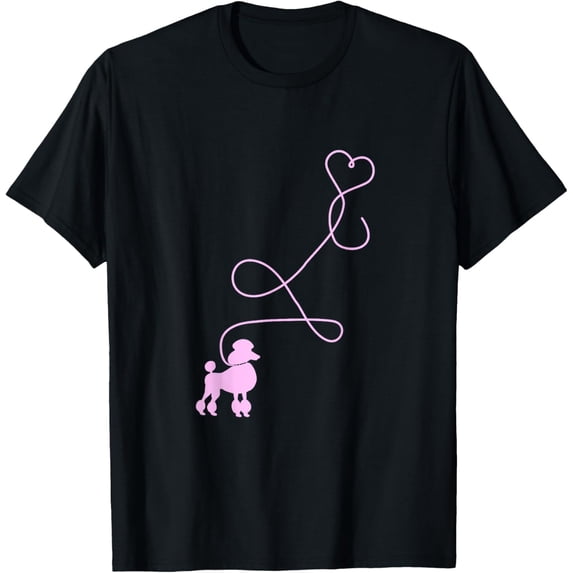 t-shirt Retro Poodle Skirt - 1950's Sock Hop Costume 50s Theme Dog T-ShirtMen and women can wear, black T-shirts, gifts. Age: M,L,XL 2XL, 3XL, 4XL