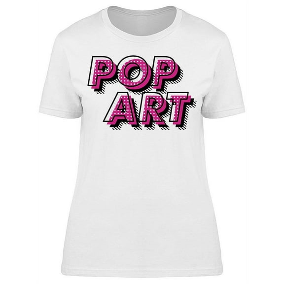 Retro Pop Art T-Shirt Women -Image by Shutterstock, Female Large