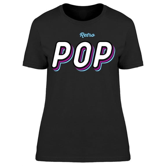 Retro Pop T-Shirt Women -Image by Shutterstock, Female 3X-Large