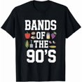 thumbnail image 1 of Retro Popular Music Bands Of The 90s Shirt Fun Vintage Rock T-Shirt, 1 of 6