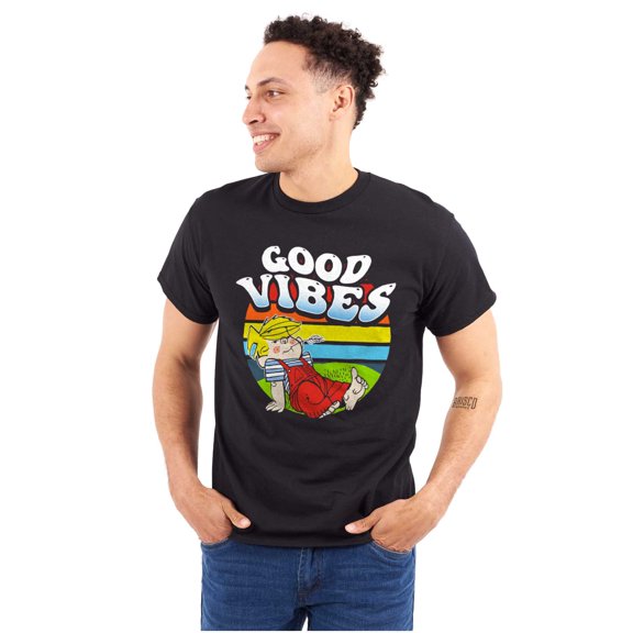 Retro Positive Dennis The Menace Unisex Plus Size Graphic Tee Brisco Brands 2X
