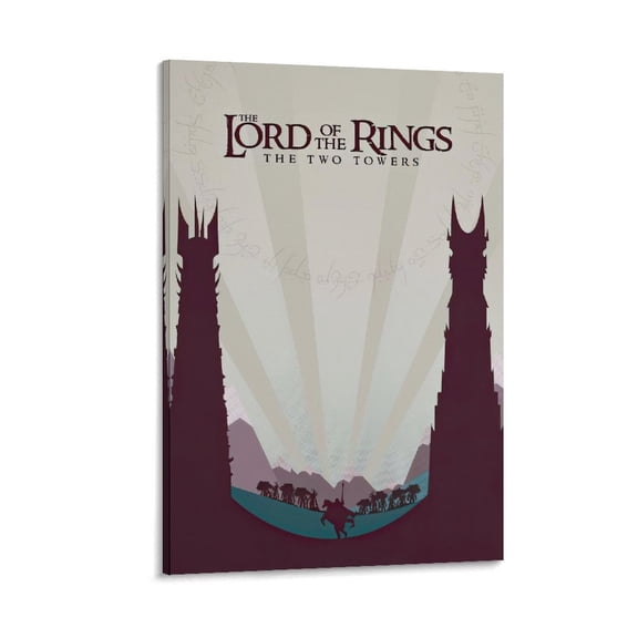 Retro Poster Lord of The Rings Vintage (5) Poster Decorative Painting Canvas Wall Art Living Room Posters Bedroom Painting 12x18inch(30x45cm)