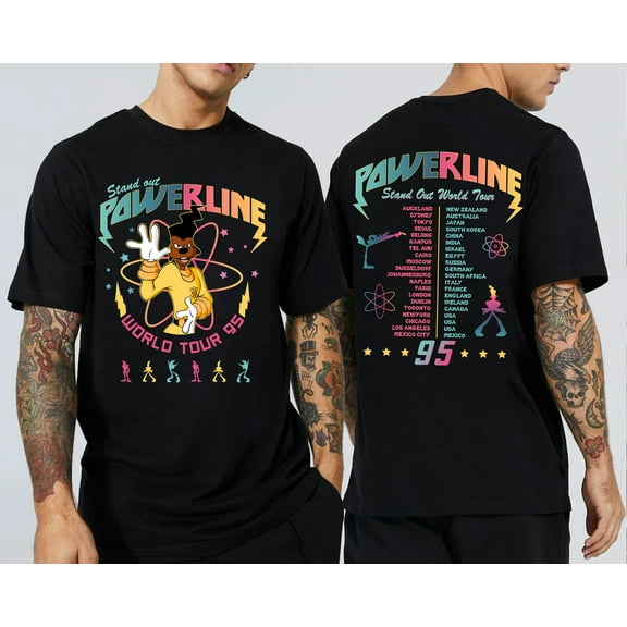 Retro Powerline Stand Out World Tour 95 Shirt, WDW Matching Family Shirt, Magic Kingdom