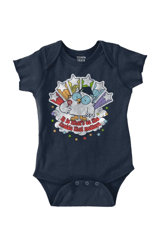 Retro Pride Whats Inside Matters Romper Boys or Girls Infant Baby Brisco Brands 12M