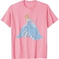 thumbnail image 1 of Retro Princess in Dress Cinderella DTG Print Unisex T-Shirt,Light Pink Color,Size 4T, 1 of 5