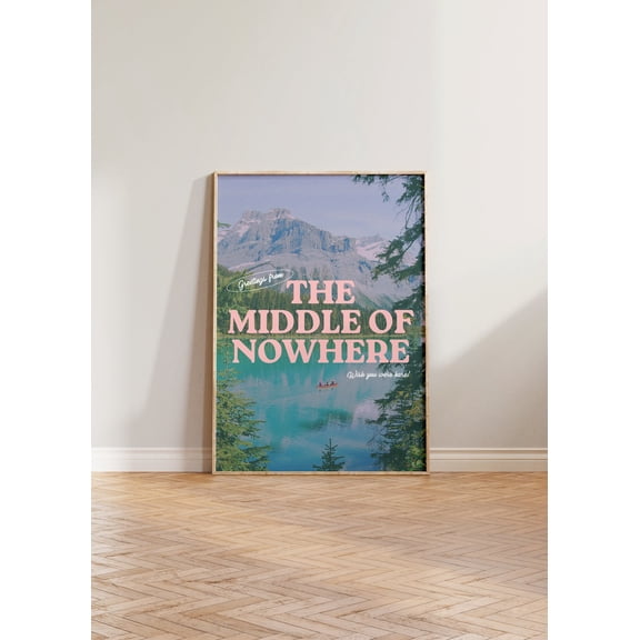 Retro Print, Retro Print, Vintage Landscape Print, Retro Postcard Print, Retro Wall Art, Landscape Wall Art, Aesthetic Print, Travel Print Home Decor #1604, 8x12 UNFRAMED