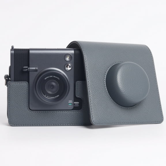 Retro Protective Camera Case for instax WIDE Evo with Adjustable Shoulder Strap PU Leather Storage Bag Travel Organizer Anti-Scratch Shockproof  Camera Case
