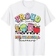 Retro Proud To Teach Multilingual Learners English Teacher TShirt