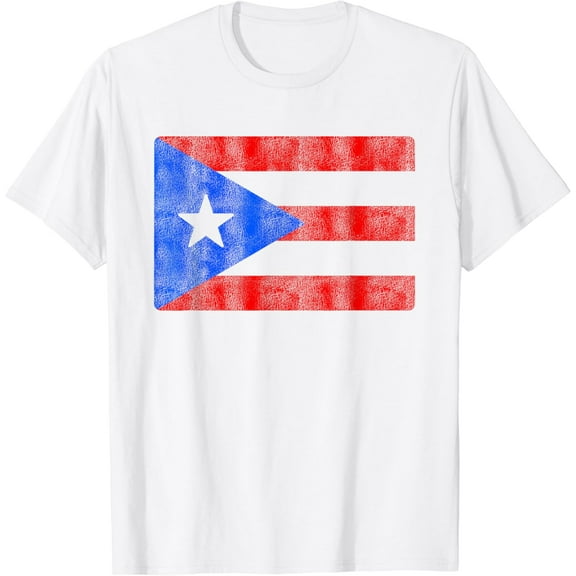 Retro Puerto Rican Flag of Puerto Rico PR Souvenir Kid Women T-Shirt mens t shirt，white，women，funny，misfits，men，journey