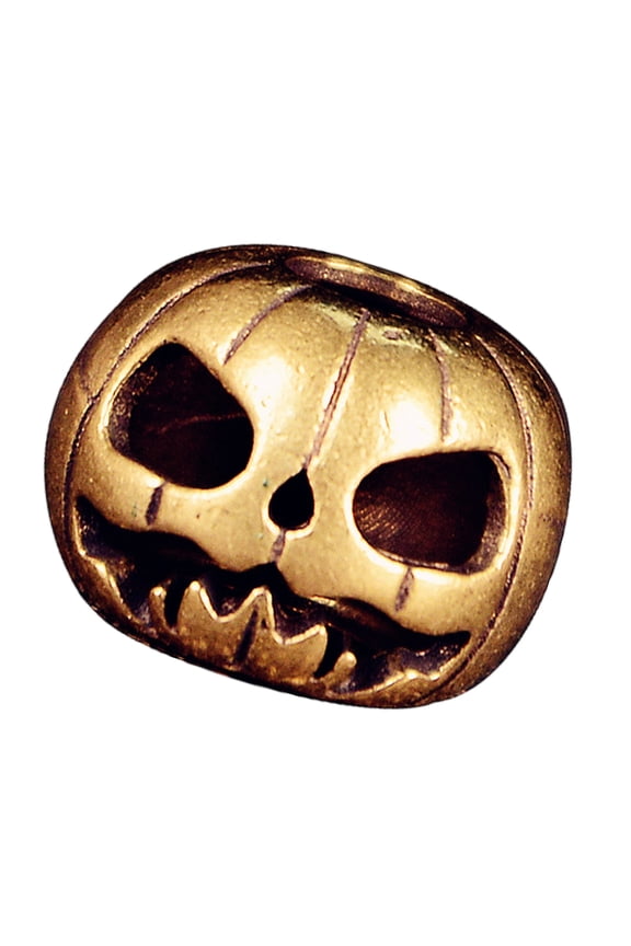 Retro Pumpkin Charm for Backpack Decor and Paracord Craft Projects Cultural Crafting Beads