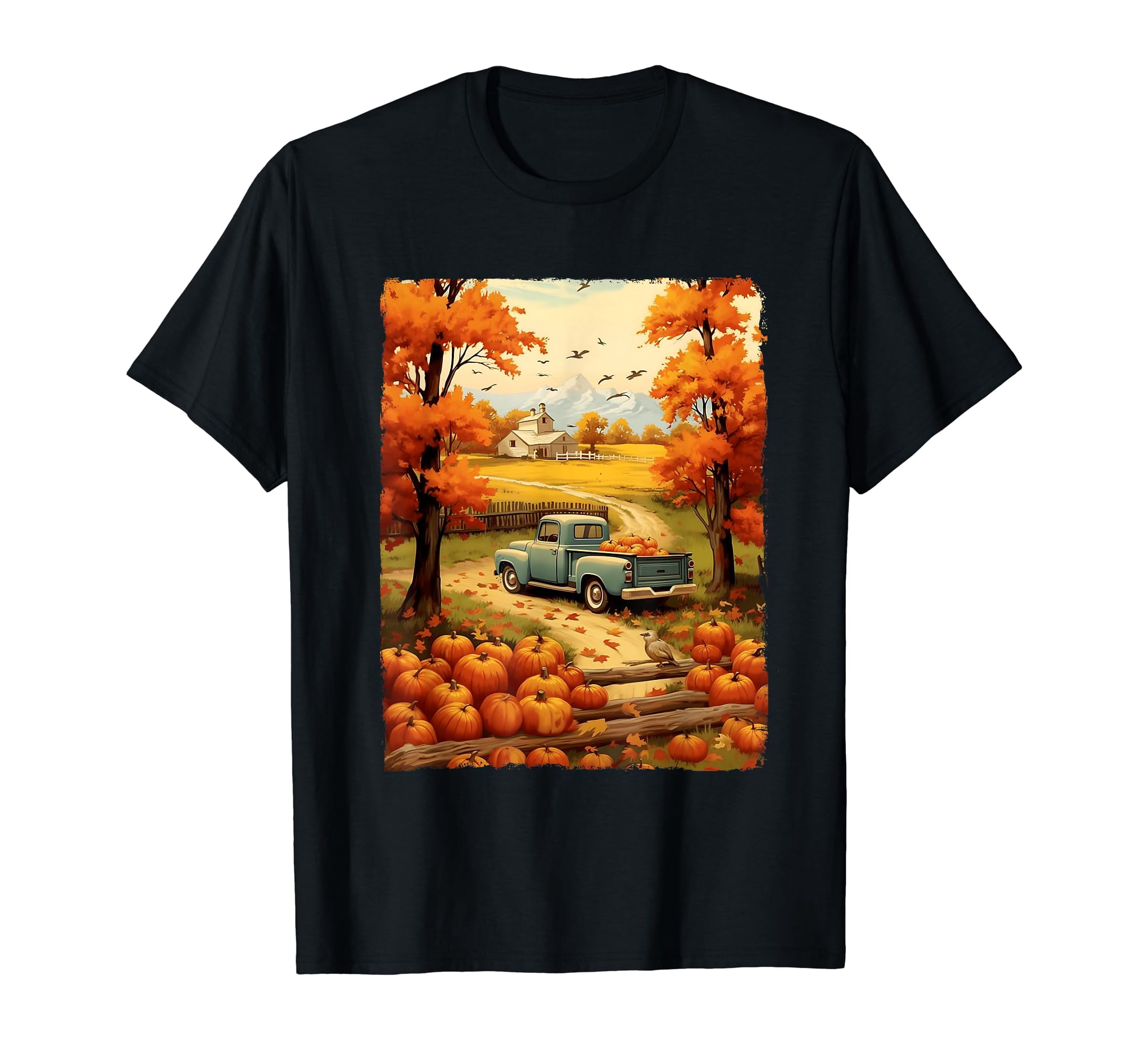 T-shirt Noir Ocala FL Pumpkin Run - Collection Classic Car - Taille L Homme - Occasion