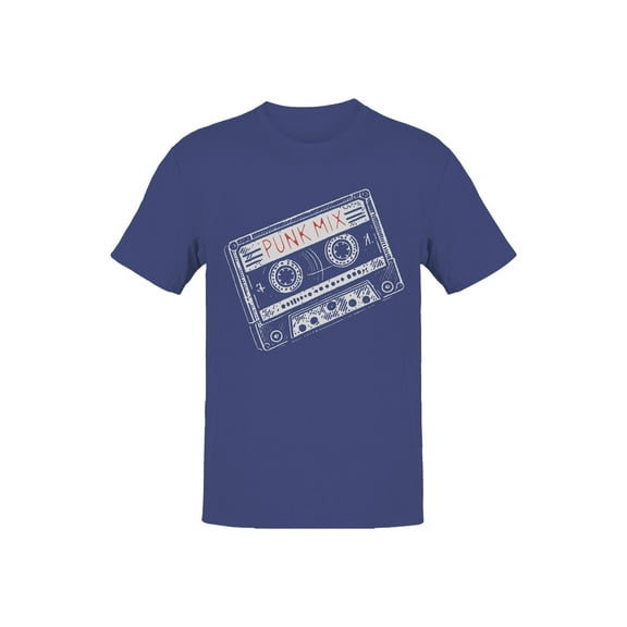 Retro Punk Mixtape Illustration Men's T-shirt