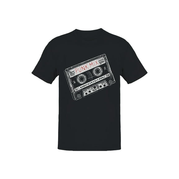 Retro Punk Mixtape Illustration Men's T-shirt