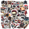 thumbnail image 1 of Retro Punk Rock Stickers, Waterproof Punk Rock Sticker for Water Bottle Laptop Phone Cases Planner Skateboard Luggage Helmet Party Favor Decor, Ideal for Adults Teens Teacher Rewards, 1 of 9