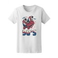thumbnail image 1 of Retro Quad Roller Skates   T-Shirt Women -Image by Shutterstock, Female XX-Large, 1 of 2