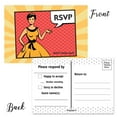 thumbnail image 1 of Retro RSVP Postcards - Reply Cards - Set of 40 Postcards, 1 of 5