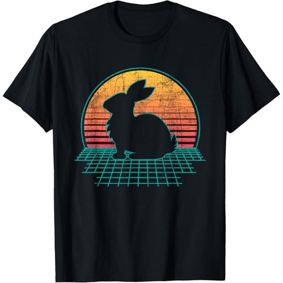 Retro Rabbit Lover - Zookeeper Bunny Breeder Veterinarian T-Shirt