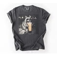 thumbnail image 1 of Retro Raccoon Drinking Iced Coffee Shirt | Funny Animal Meme Tee | Coffee Lover Raccoon Shirt | Unisex Graphic T Shirt, 1 of 5