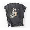 thumbnail image 1 of Retro Raccoon Drinking Iced Coffee Shirt | Funny Animal Meme Tee | Coffee Lover Raccoon Shirt | Unisex Graphic T Shirt, 1 of 5