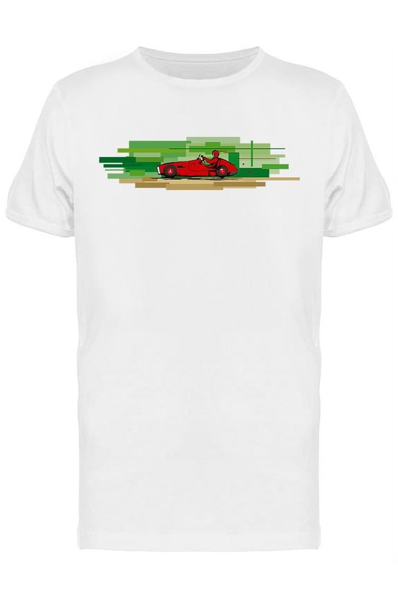 Retro Racing Car T-Shirt Men -Image by Shutterstock, Male XX-Large