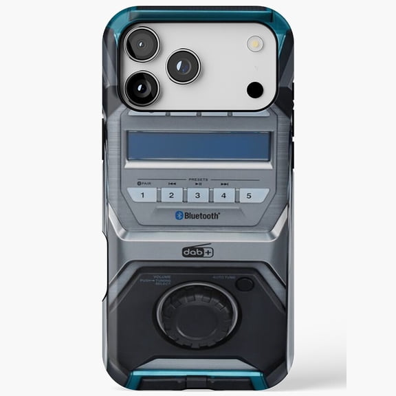 Retro Radio DAB+ Bluetooth for iPhone Case 11 through 17 Pro Max for iPhone