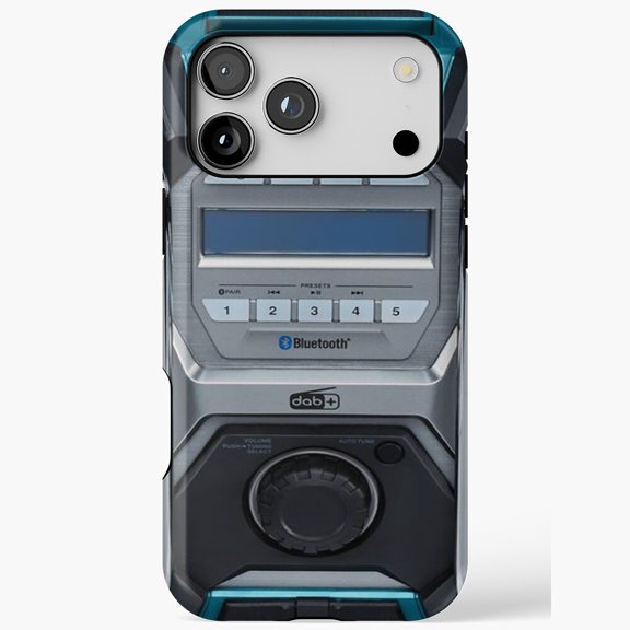 Retro Radio DAB+ Bluetooth for iPhone Case 11 through 17 Pro Max for iPhone