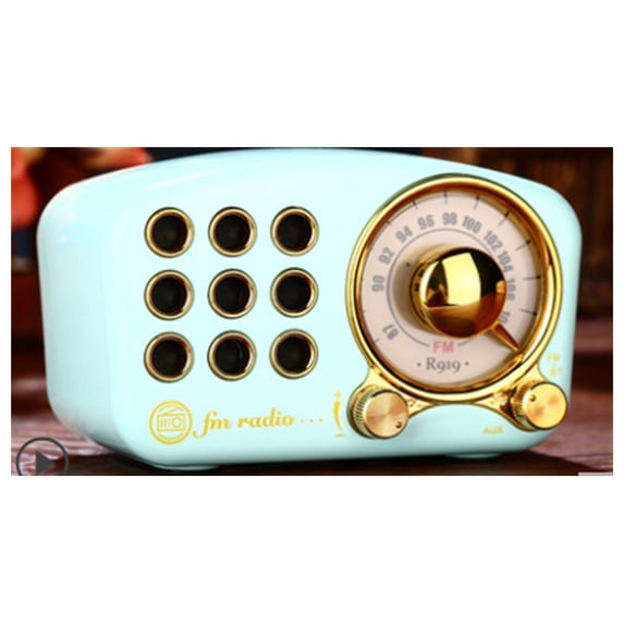 Retro Radio Little Prince Bluetooth Speaker Wireless Mini Portable Mini Speaker Mini Outdoor Portable Audio Home Speaker FM Radio Electronic Birthday ,Expand Viewing Possibilities
