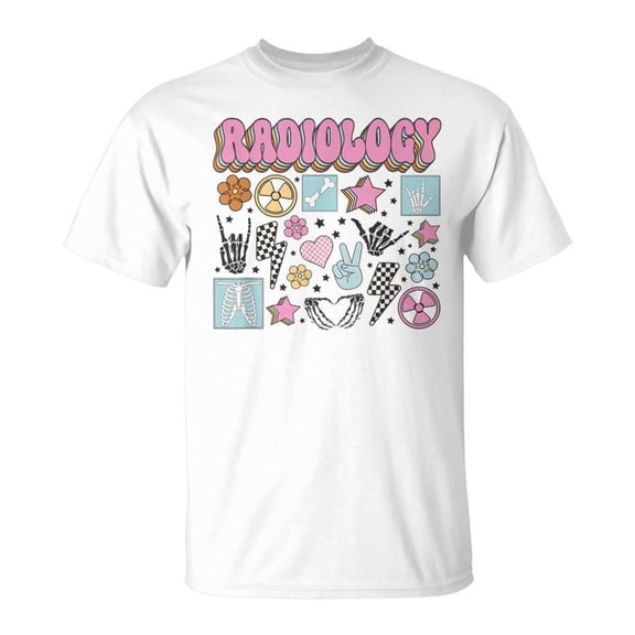 Retro Radiology Nurse Rad Tech Ct Mri Tech Graduation TShirt