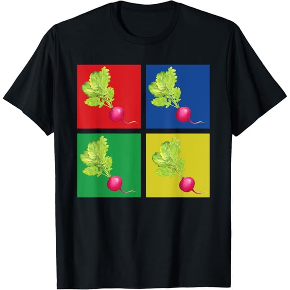 Retro Radishes Costume Vegetable Lover Radish T-Shirt