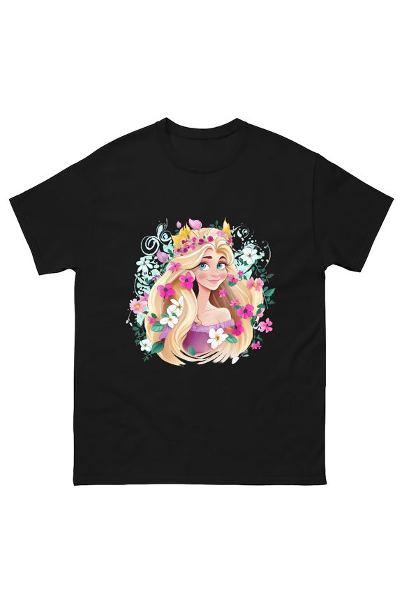 Retro Rapunzel Princess Whimsical Tangled Fan Art Tee Unisex T-Shirt V61538