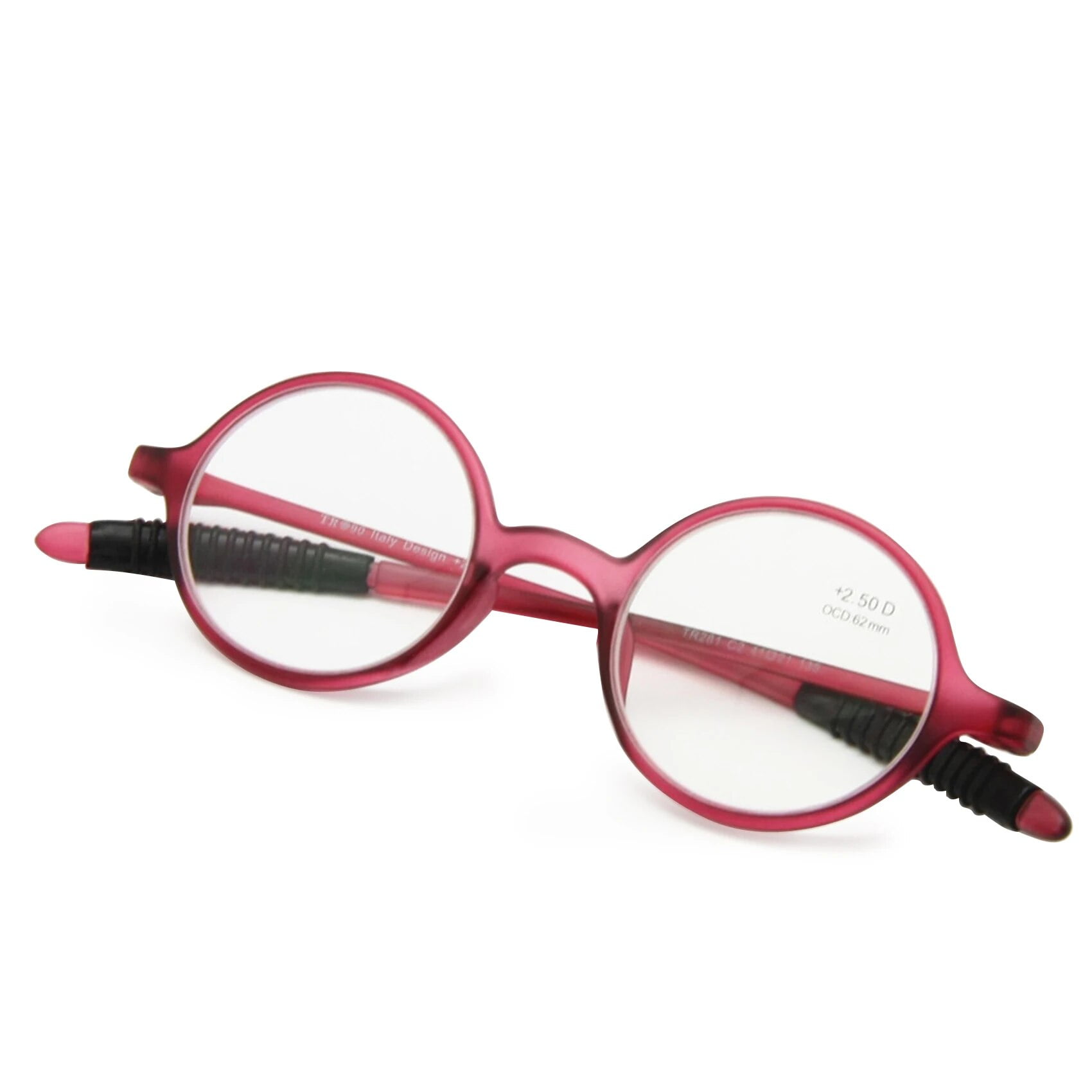 Retro Reading Glasses Unbreakable Flexible + 1.0 to + 3.5 Round Frame