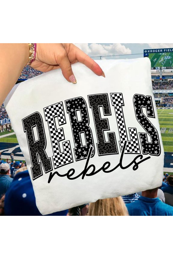 Retro Rebels Leopard: School Spirit Design ()