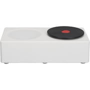 Retro Record Style Bluetooth Speaker, Portable Vintage Speaker with White Noise & RGB Ambient Night Light White