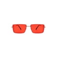 thumbnail image 1 of Retro Rectangle Flat Top Fashion Sunglasses, 1 of 7