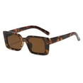 thumbnail image 1 of Retro Rectangular Sunglasses For Outdoors And All Ages Lightweight Aluminum Foldable Frame, 1 of 3