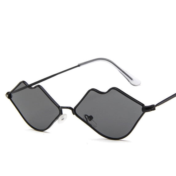 Womens Novelty Sunglasses Red Lips Designs Eyewear With AC Lens Trendy Fun Sunglasses For Parties Or Everyday