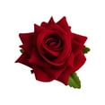 thumbnail image 1 of Retro Red Pink Rose Flower Classy Elegant Fashionable Hairpin Side Clip Hot F5, 1 of 9