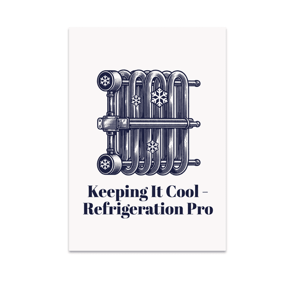 Retro Refrigeration Wall Art - Refrigeration Pro - 13x19 Poster Print
